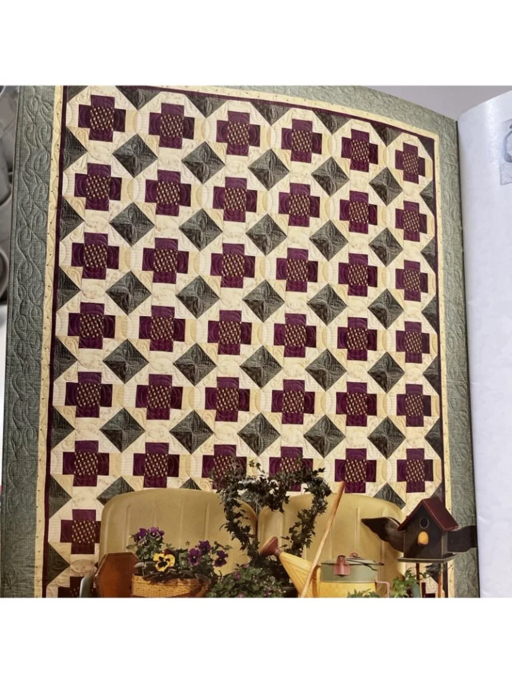 Debbie Mumm Cottage in Bloom Quilt Samplers Pattern Book 2001 - NEW (Read)